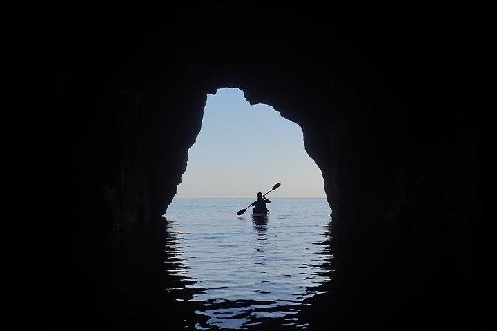 Kajak og snorkeludflugt til Cova Tallada