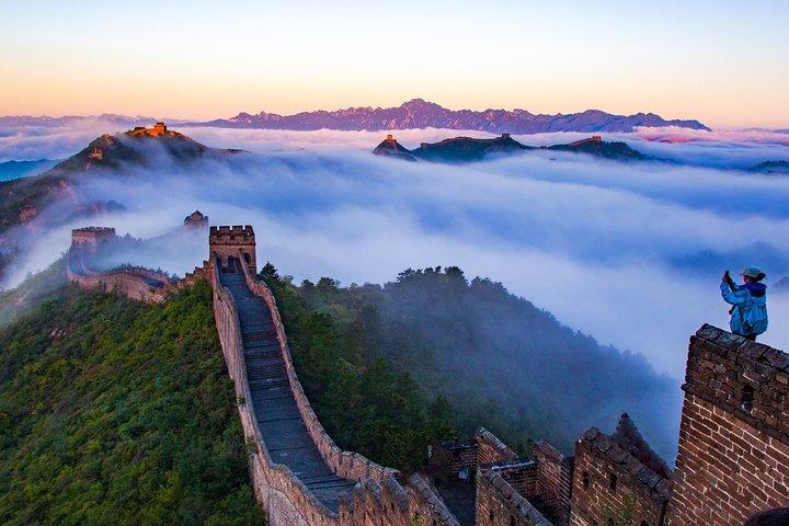 Beijing China Great Wall Private Day Trip vanuit Shanghai per vliegtuig