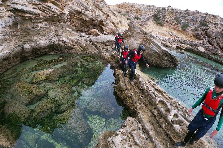 Coasteering-avontuur met snorkelen