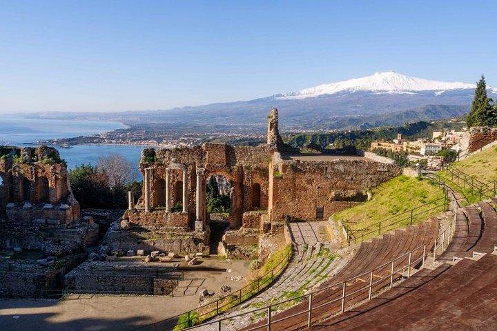 ETNA & WINE, TAORMINA TOUR FD desde CATANIA (GUÍA y ALMUERZO Incluidos)