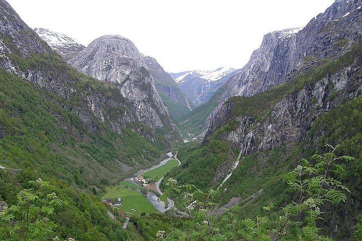 ソグネフィヨルドとフロム鉄道を利用した、オスロからベルゲンへのプライベート 1 日旅行