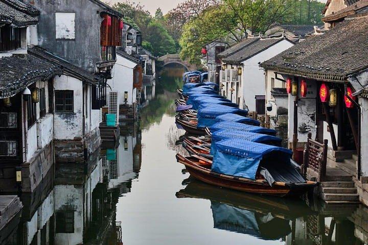 Excursion privée d'une journée à la ville aquatique de Zhouzhuang au départ de Shanghai