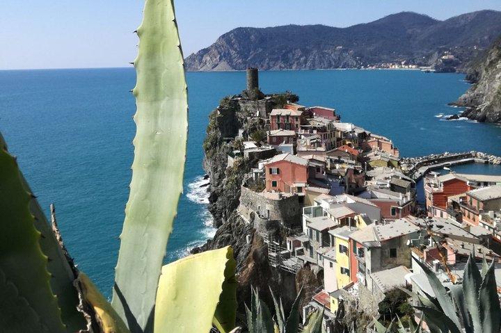 Cinque Terre avec Vernazza Manarola et Corniglia depuis le port de croisière de Livourne