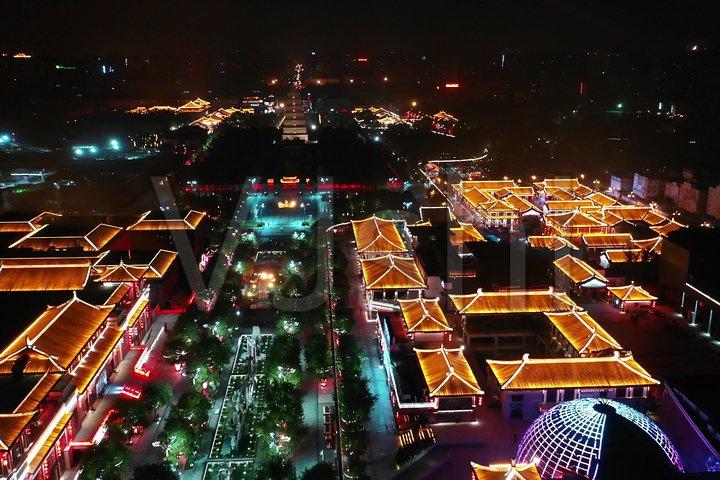 Xian Night Tour: Grand Tang Dynasty Ever-Bright City, Music Fountain, City Wall