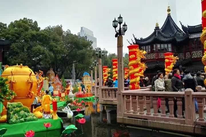 Excursão privada de um dia em Xangai: Jardim Yu, Templo do Buda de Jade, Cruzeiro no rio e muito mais