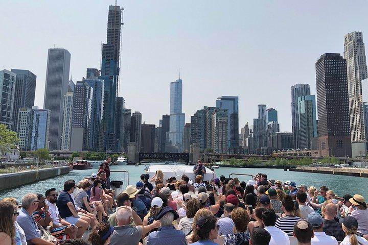 Chicago River 90-minutters arkitekturbådtur