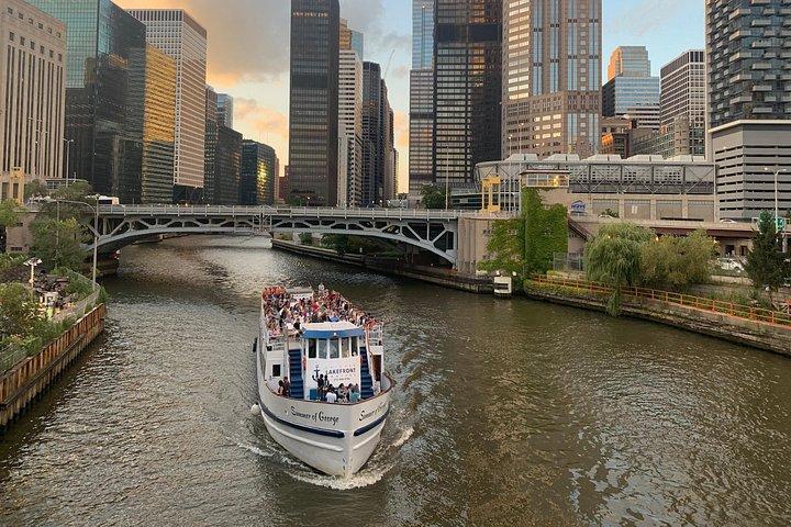 Excursion en bateau architectural de 90 minutes sur la rivière Chicago
