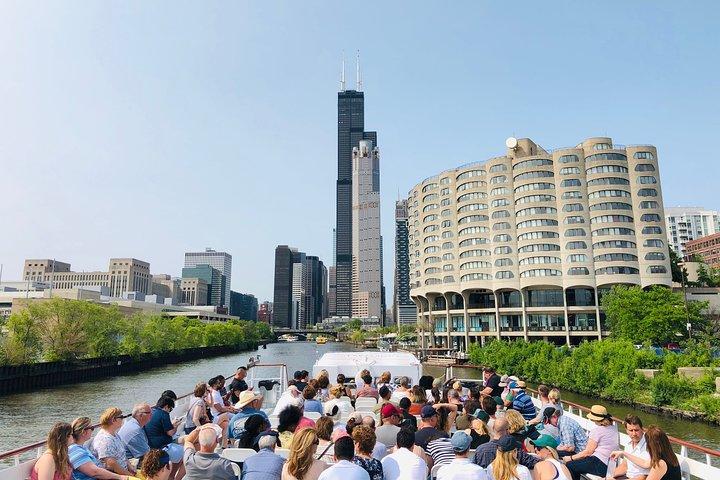 Excursion en bateau architectural de 90 minutes sur la rivière Chicago