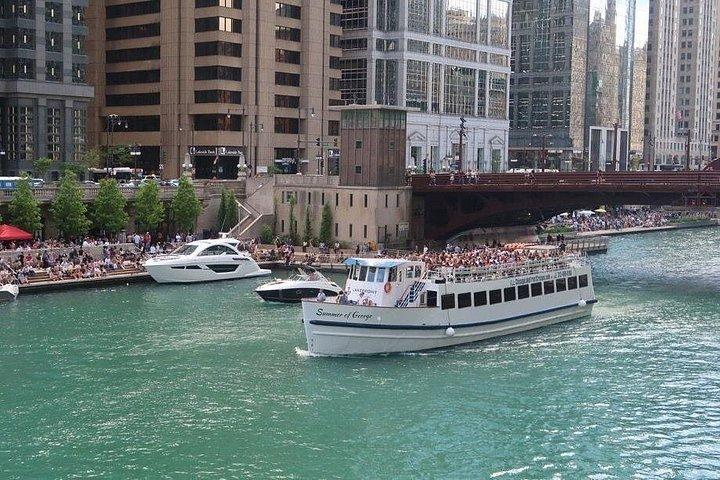 Excursion en bateau architectural de 90 minutes sur la rivière Chicago