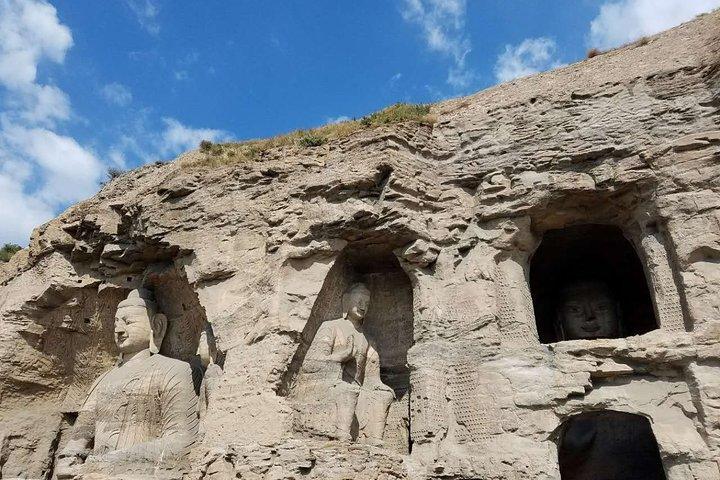 Privat tur till Yunganggrottorna, Hanging Temple och träpagoden från Datong