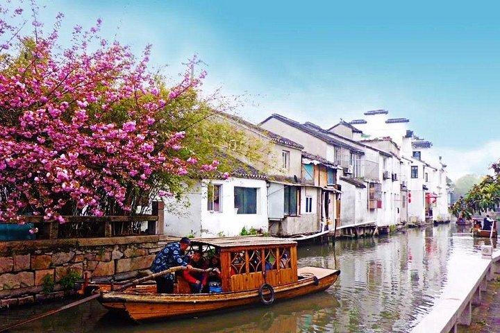 4時間の蘇州プライベートツアー：拙政園、タイガーヒル、運河