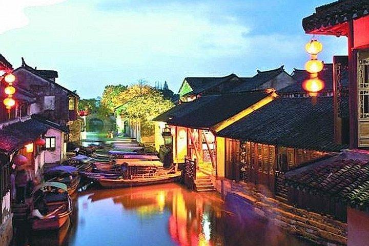Tour privato di un giorno della città acquatica di Tongli e Zhouzhuang da Wuxi