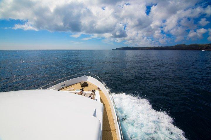 North Seymour Island & Bachas Beach ombord på Sea Lion Yacht