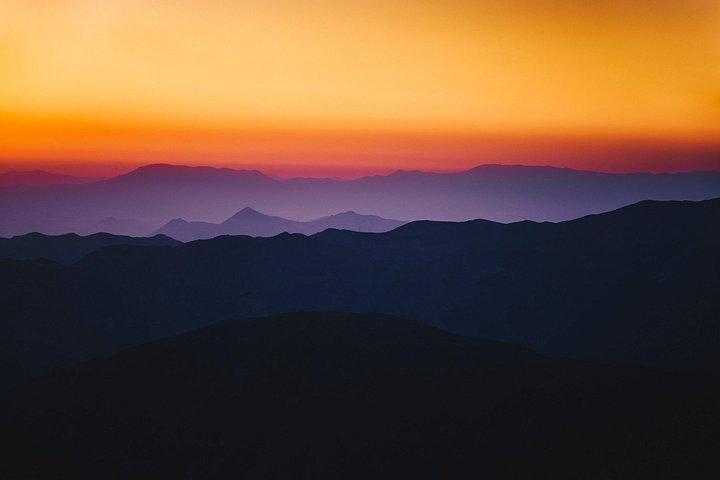 Sunset on the Cordillera with semi-private picnic
