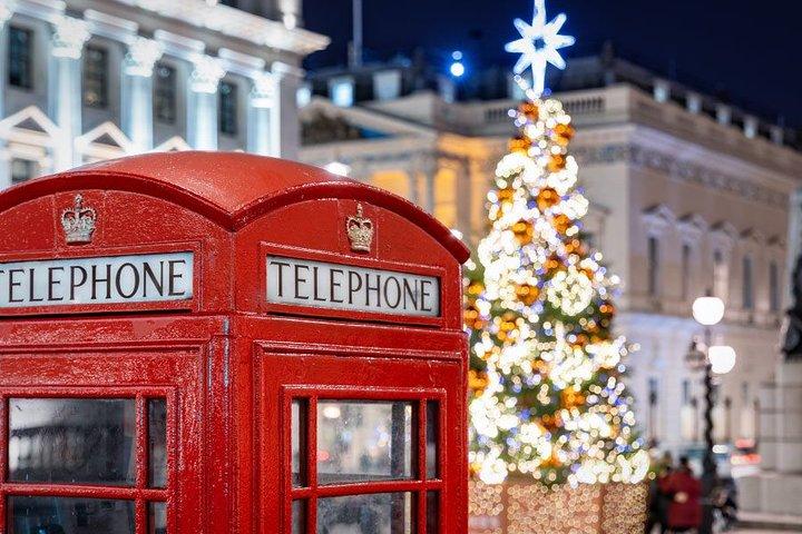 ロンドン・バイ・ナイトバスツアー（クリスマスライトとライブガイド付き）