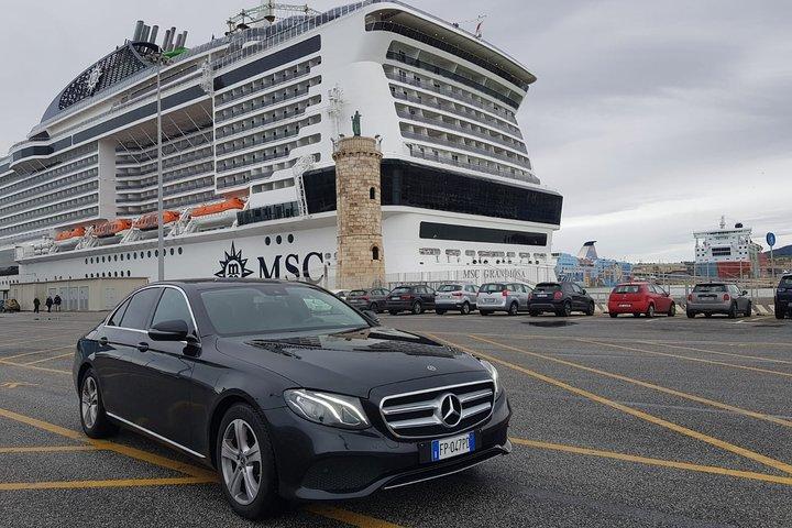 Transfer vom Flughafen Fiumicino zum Hafen Civitavecchia und umgekehrt
