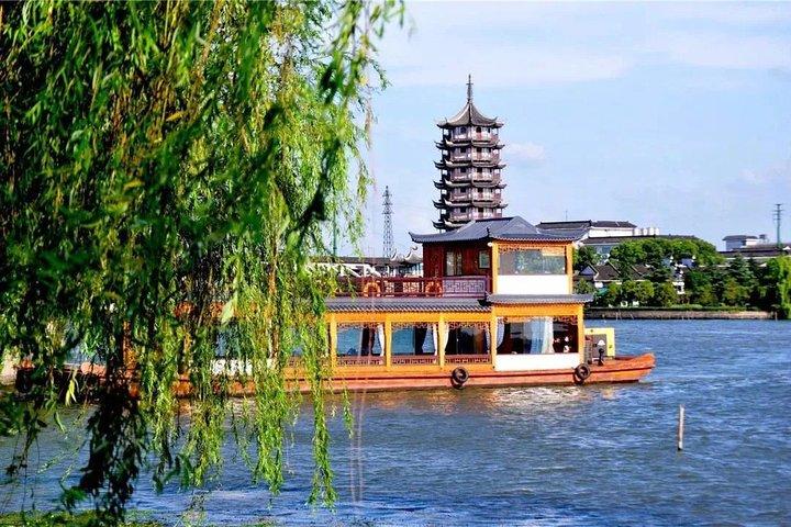 Excursão privada de dia inteiro à cidade aquática de Zhouzhuang saindo de Xangai de carro