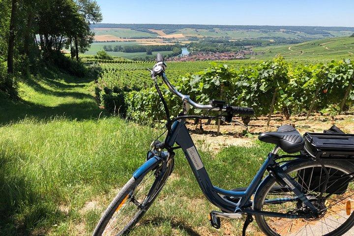 Från Epernay Heldag Elcykel Champagne och lunch