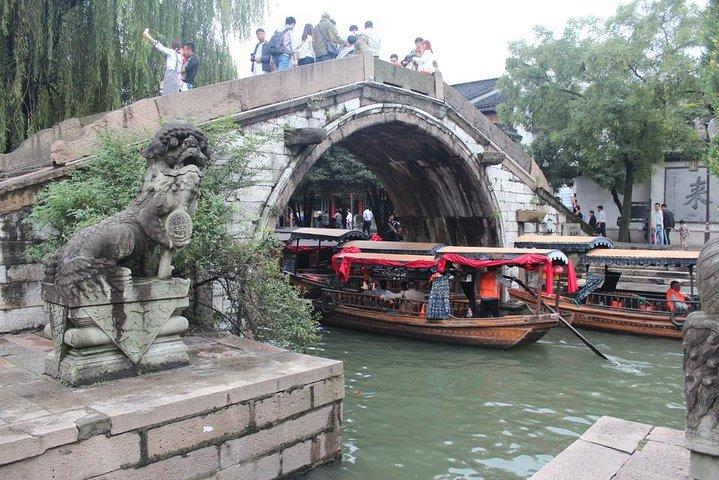 Excursion privée d'une journée à la ville aquatique de Nanxun avec promenade en bateau au départ de Hangzhou