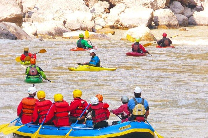 Die Freude am Rafting im Trishuli River - Tagestour