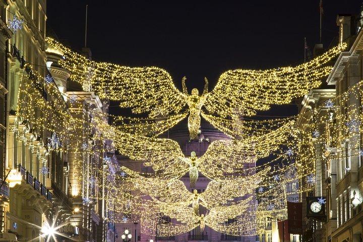 ロンドン・バイ・ナイトバスツアー（クリスマスライトとライブガイド付き）