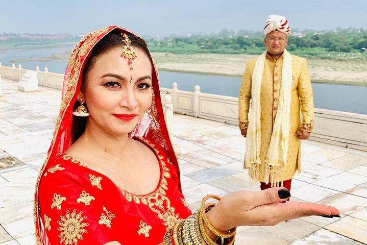 Agra Taj Mahal visita un giorno solo noleggio auto