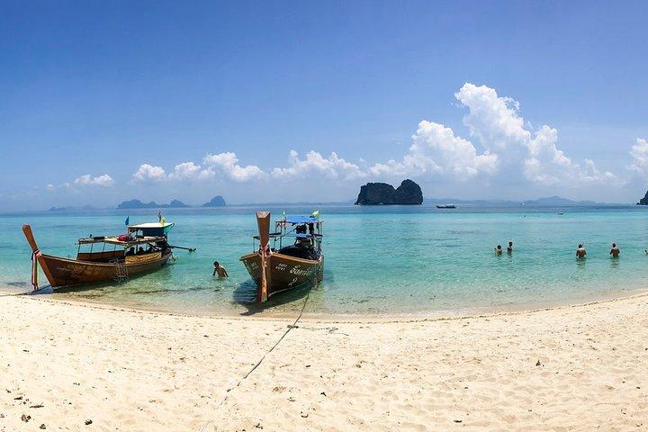 エアコンバンとロングテールボートでKrabi To Kgai