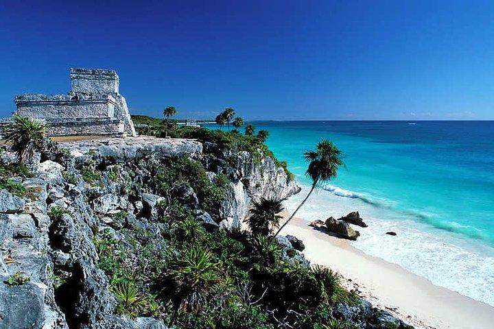 4 ADVENTURES 1 DAY Tulum Coba Cenote and Playa del Carmen
