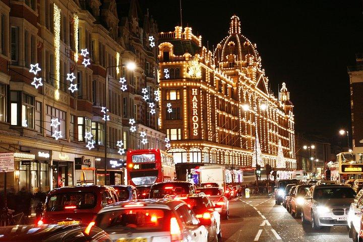 ロンドン・バイ・ナイトバスツアー（クリスマスライトとライブガイド付き）