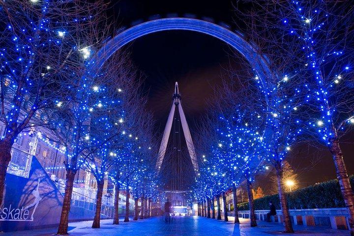 ロンドン・バイ・ナイトバスツアー（クリスマスライトとライブガイド付き）