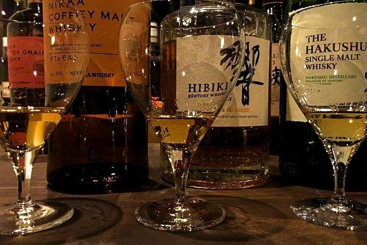 高級東京酒、カクテル、ウイスキー、ペアリングツアー
