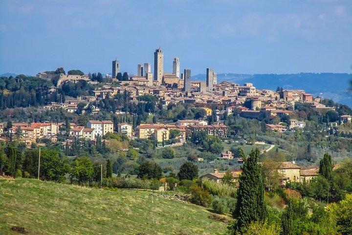 PRIVÉ-OVERDRACHT van Florence naar Siena met stop in S Gimignano & Monteriggioni