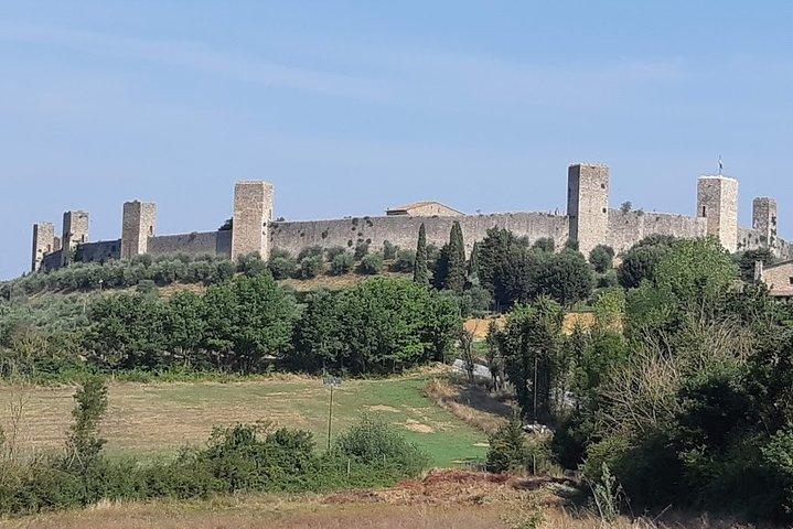 TRANSFER PRIVADO de Florença a Siena com parada em S Gimignano e Monteriggioni