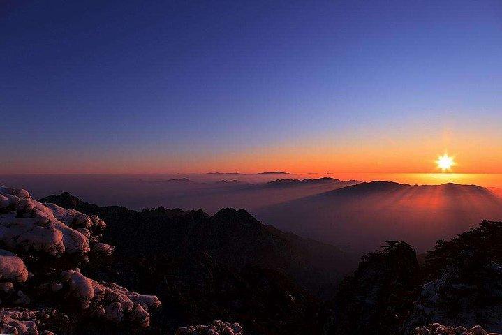 Visite privée d'une journée de photographie de la montagne jaune de Huangshan