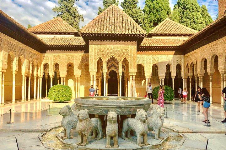 Visite privée de l'Alhambra avec service de ramassage et billets