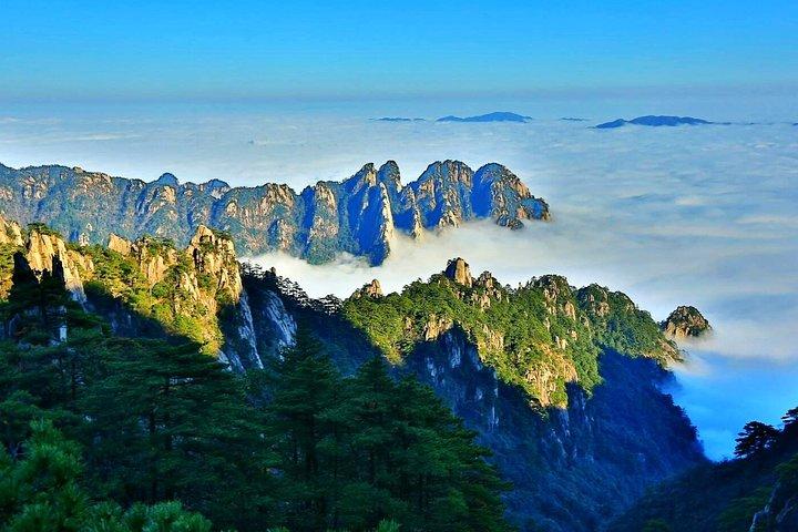 Visite privée d'une journée de photographie de la montagne jaune de Huangshan