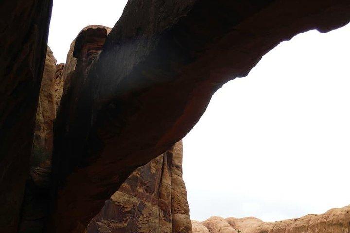Moab Rappelling Adventure: Medieval Chamber Slot Canyon