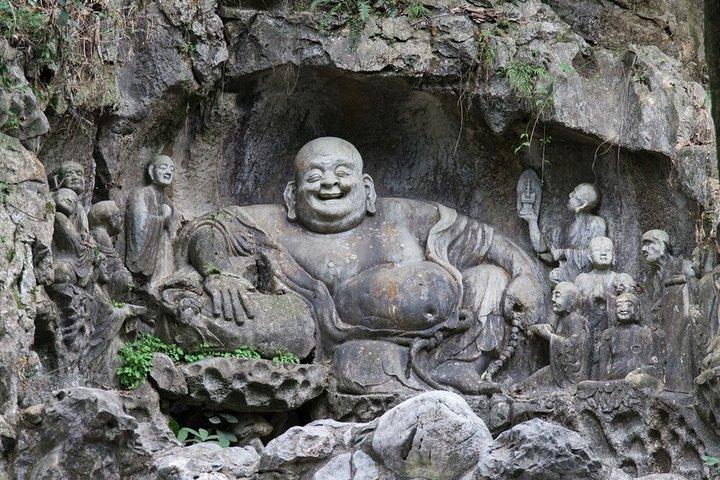 Excursão privada de meio dia em Hangzhou com Green Tea Village e Templo Lingyin
