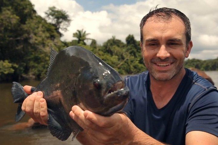 Excursão privada de pesca de piranhas na Amazônia de Iquitos