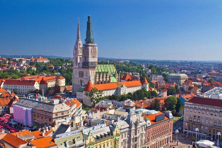 Zagreb Vertrek Privétransfers van de stad Zagreb naar de luchthaven van Zagreb ZAG