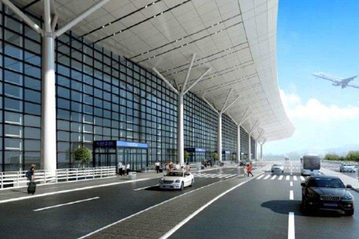 Trasferimento privato di arrivo all'aeroporto internazionale di Tianjin Binhai nell'area della città