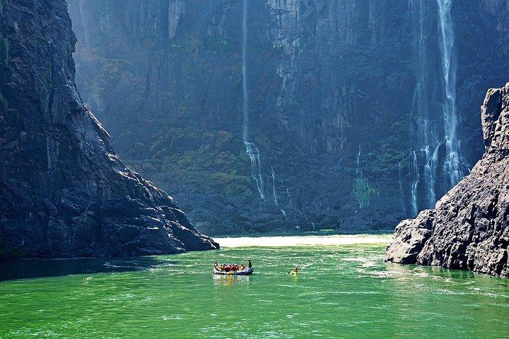 ザンベジ川での急流下り