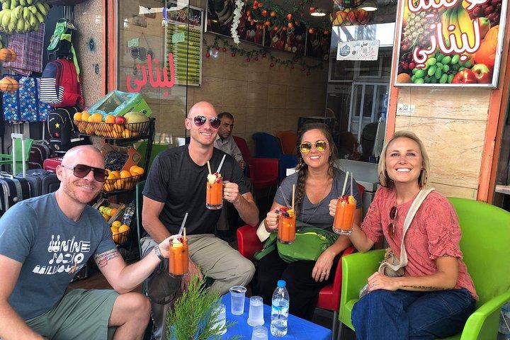 Tour privato a piedi e cibo Amman Downtown
