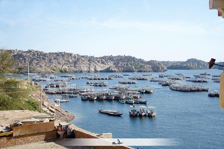Privat Over dagen fra Kairo for at udforske højdepunkterne i Aswan med indenrigsflyvning og frokost inkluderet