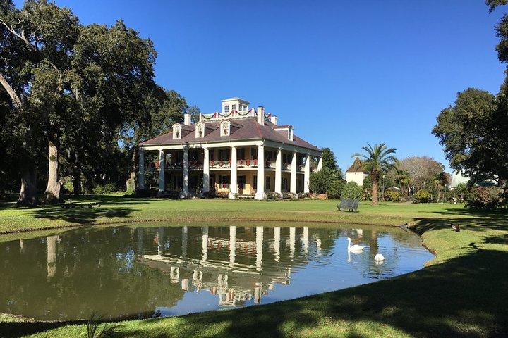 Airboat and Plantations Tour med gourmetlunch från New Orleans