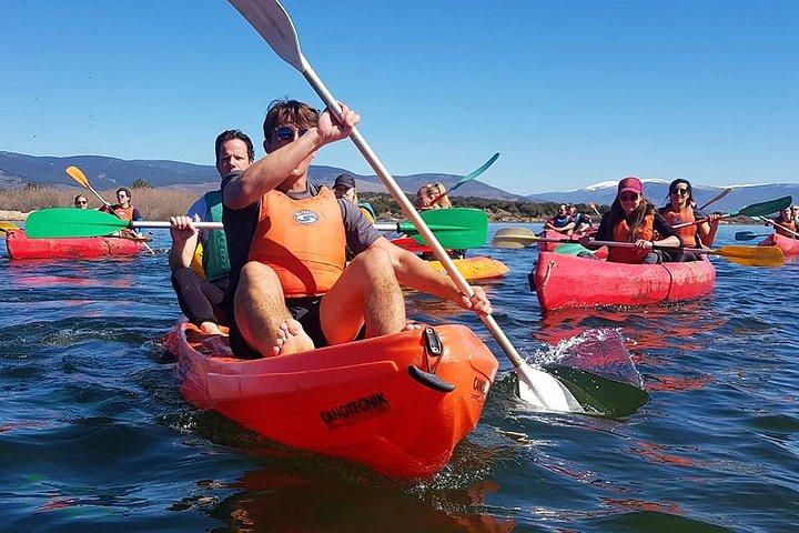 Aventura de caiaque em Madrid com transporte