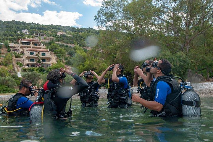 Anavyssos Athens Riviera: Prova de mergulho guiada para iniciantes