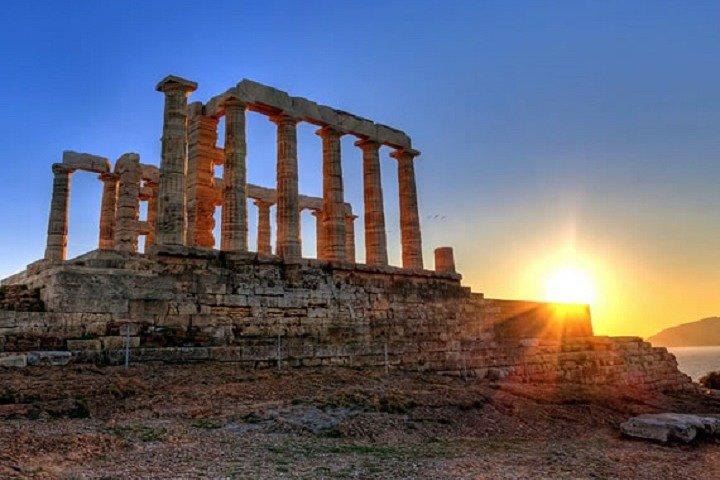 Sounion (Poseidon Temple) vid solnedgången - Privat halvdagstur