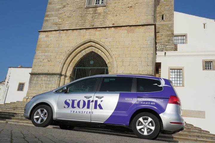Stork Transfers - Privétransfer van Albufeira naar Faro Airport (maximaal 4 pax)