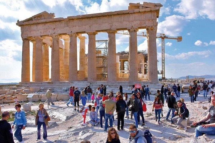 Acropolis vandretur, herunder Syntagma Square & City Center